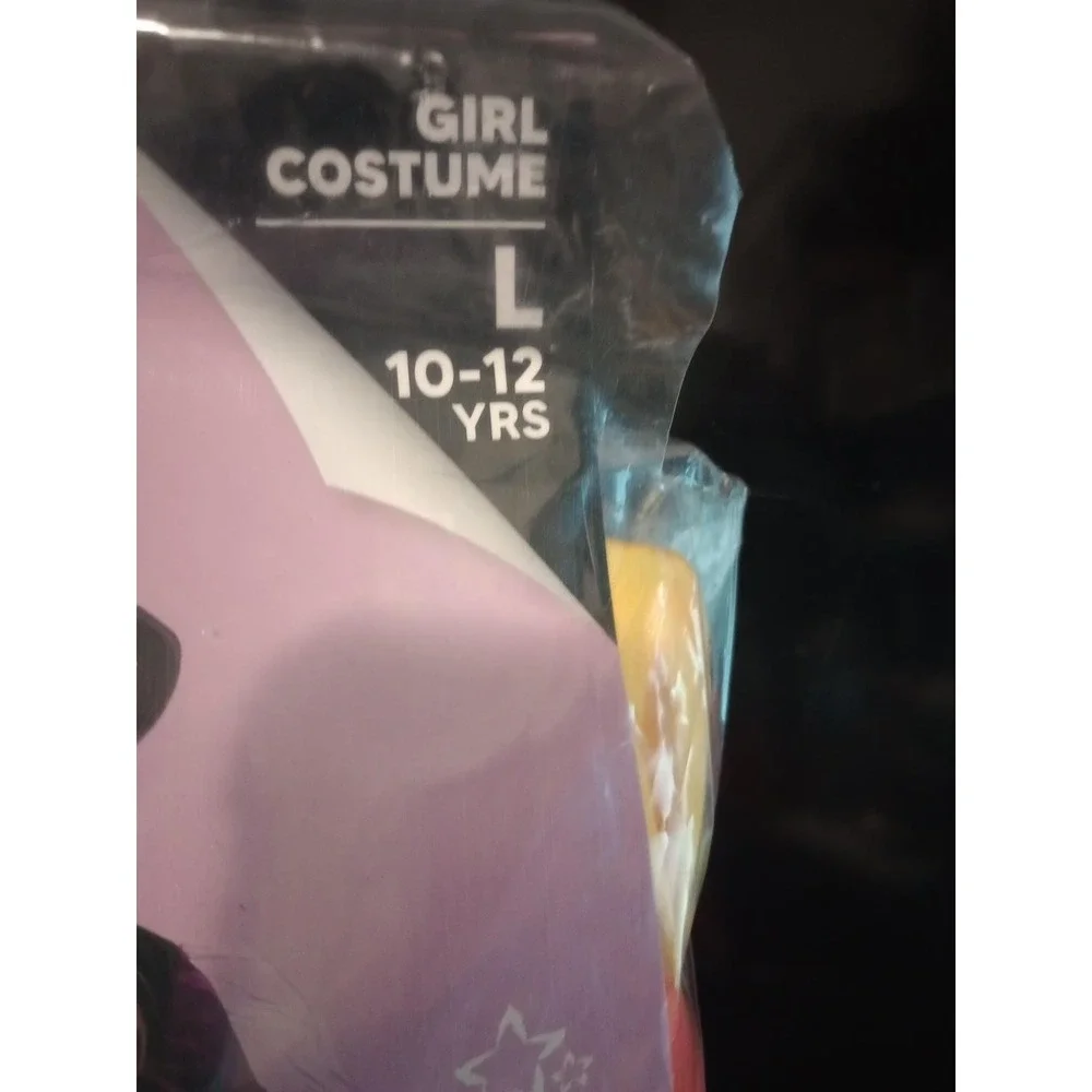 Spooktacular Creations Girls Light Up Witch Costume Size L 10-12 Halloween